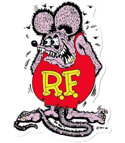 Amazon.co.jp: ラットフィンク Skull Fly デカール ブラック : 車＆バイク